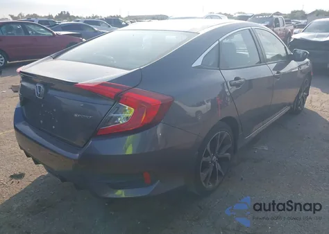 2019 Honda Civic Sport из США, поврежденный, VIN 2HGFC2F83KH554630